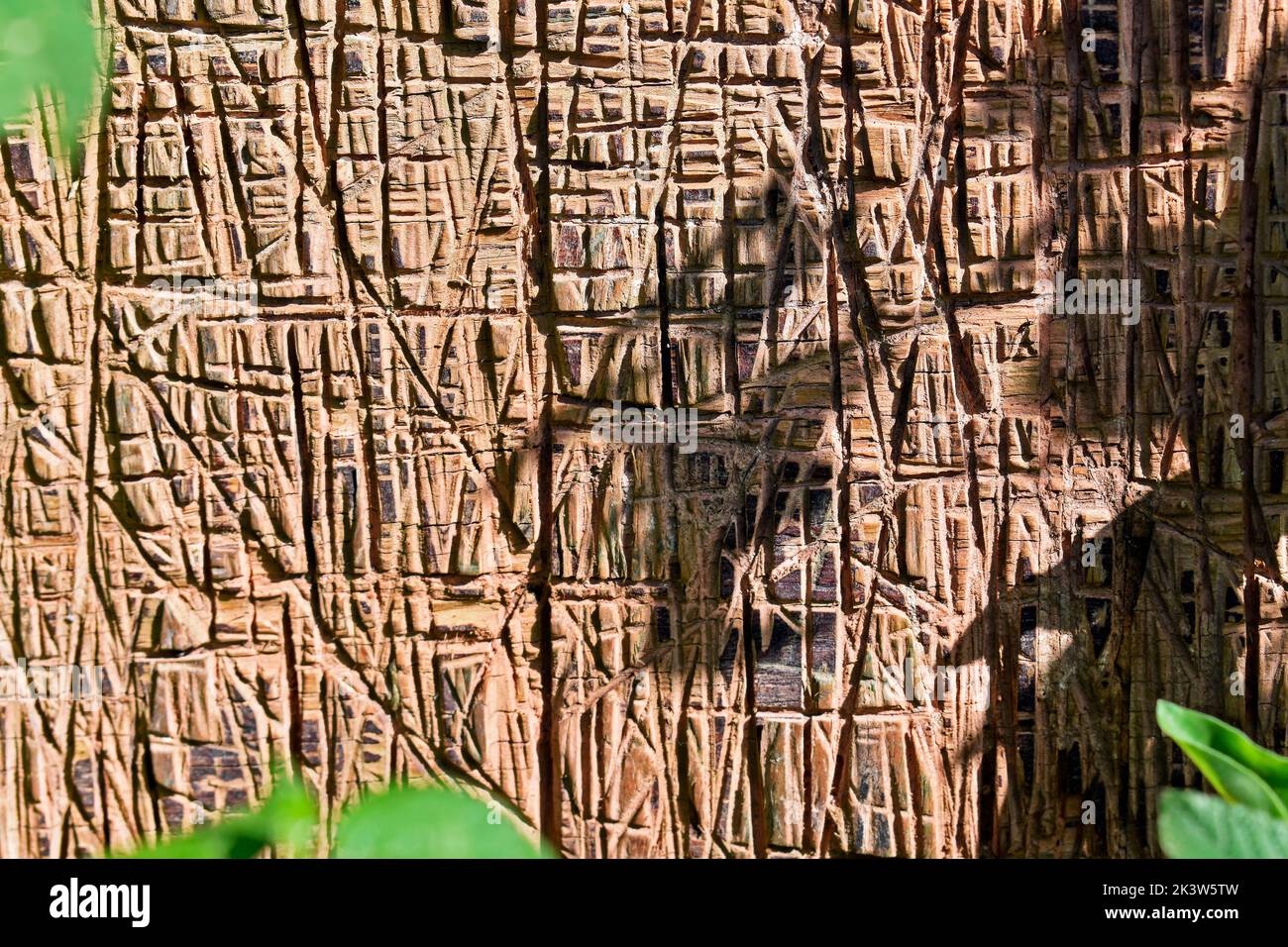 Scratched wood surface hi-res stock photography and images - Alamy