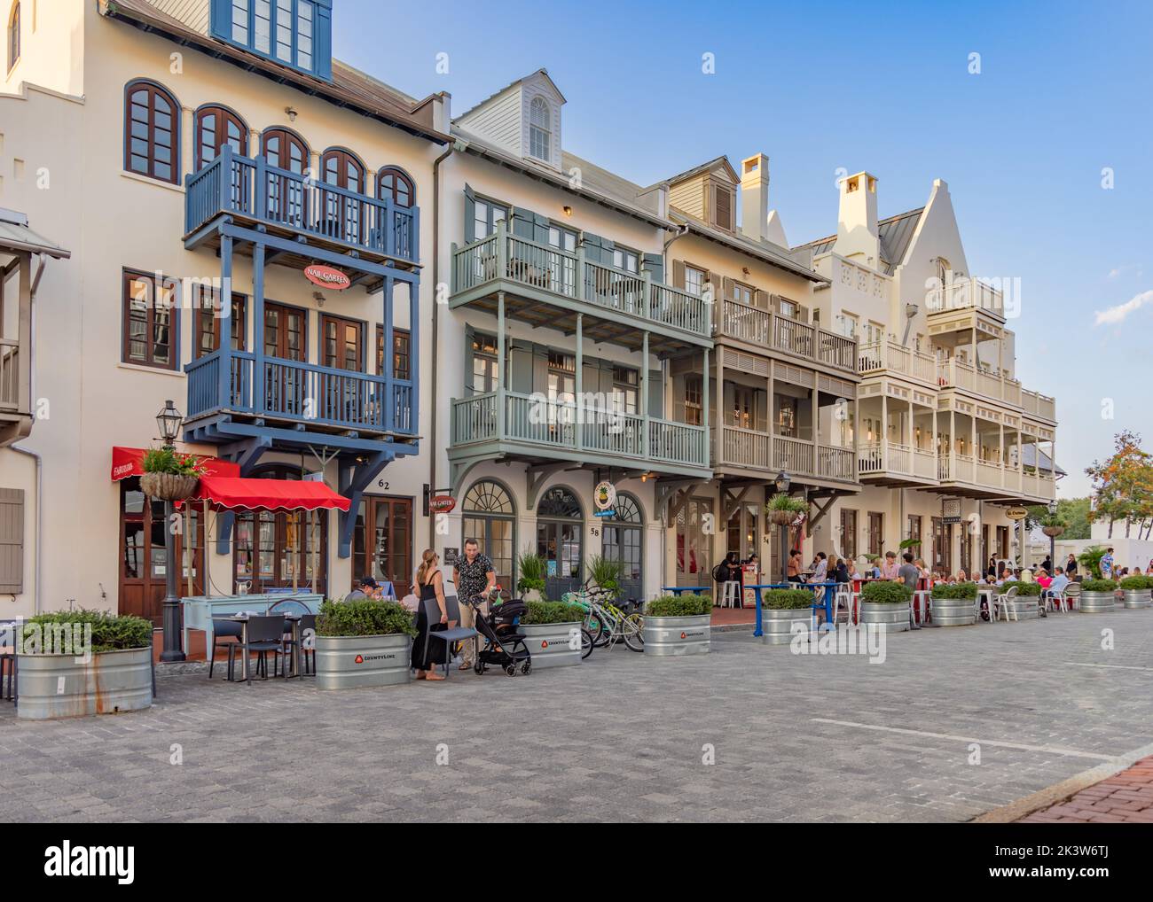 rosemary beach's town center Stock Photo Alamy