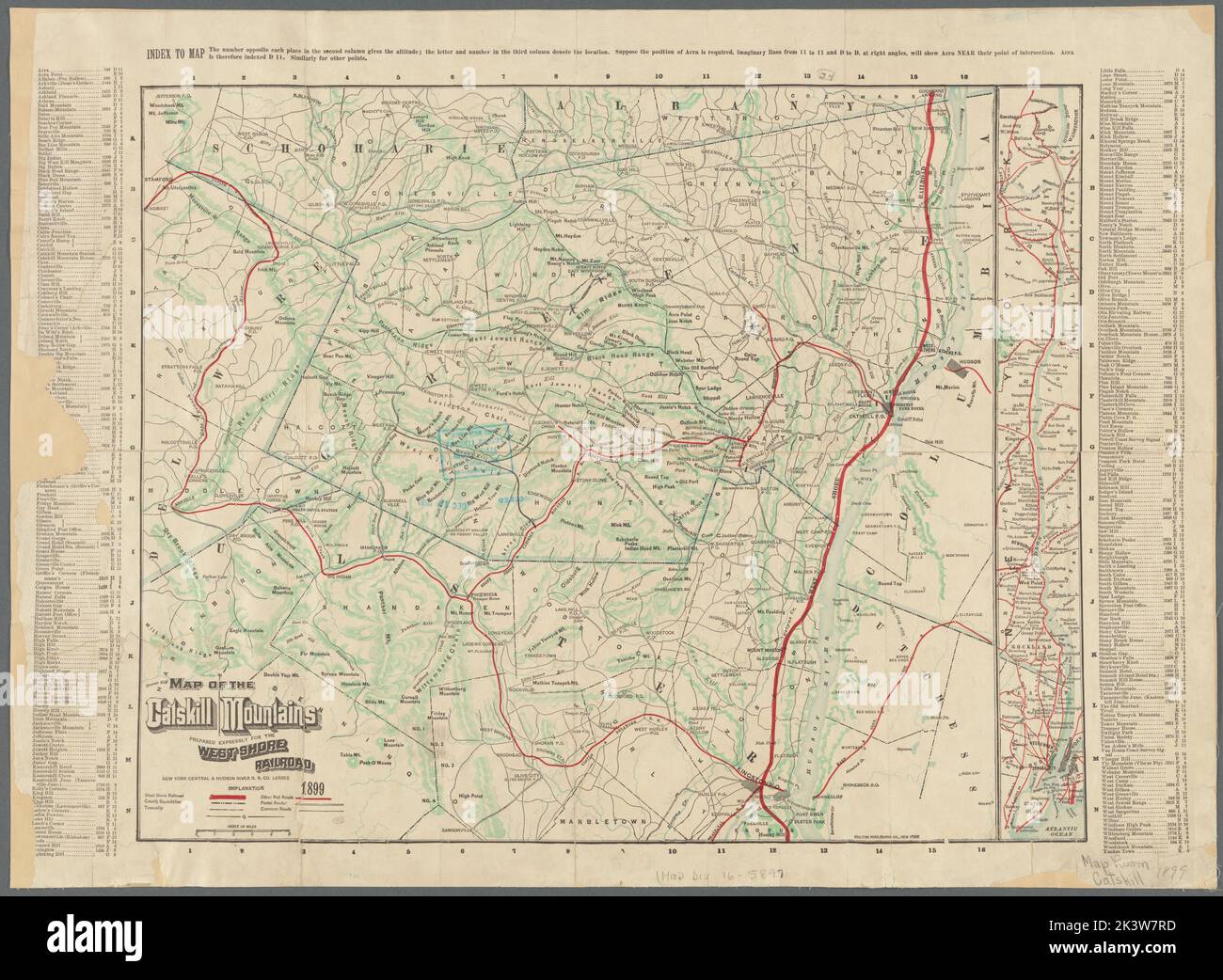 Map Of The Catskill Mountains Hi Res Stock Photography And Images Alamy   Map Of The Catskill Mountains Prepared Expressly For The West Shore Railroad Cartographic Maps 1899 Lionel Pincus And Princess Firyal Map Division West Shore Railroad Company New York Central And Hudson River Railroad Company Railroads New York State Catskill Mountains Ny Post Roads New York State Catskill Mountains Ny Catskill Mountains Ny 2K3W7RD 