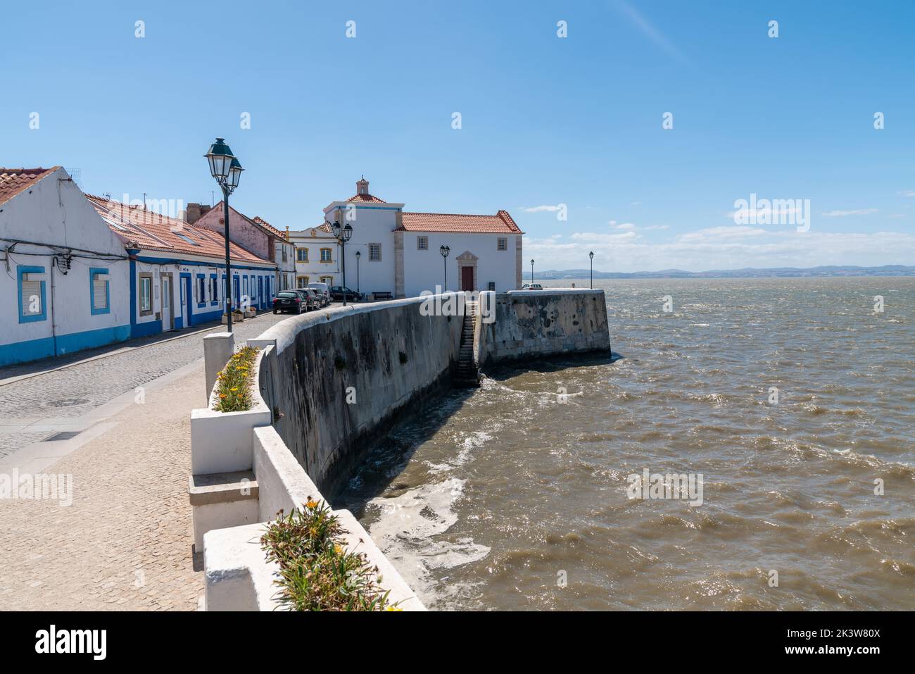 The Riverside Area Along The Tagus River In The Village Of Alcochete 