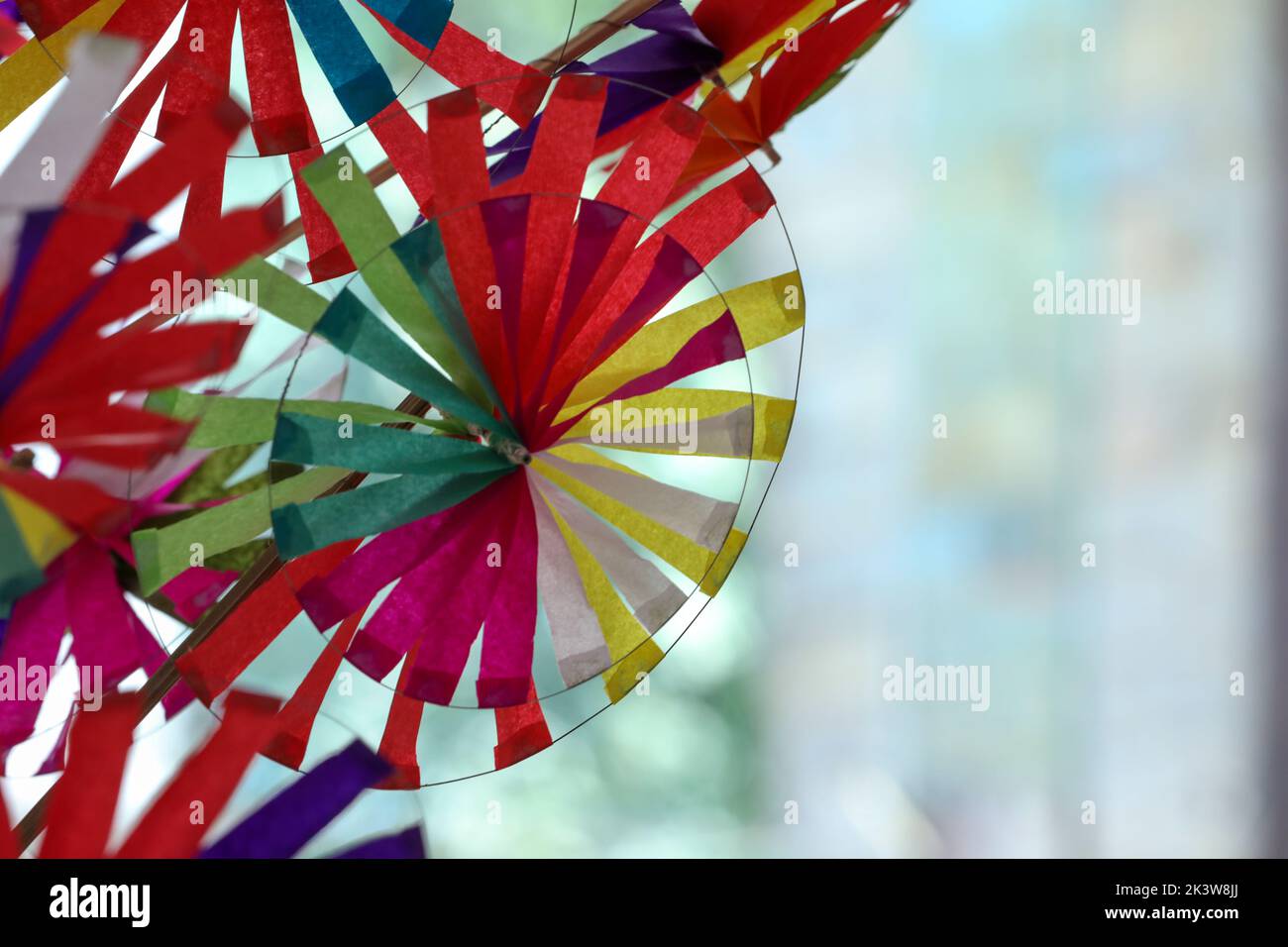 paper swirl decorations ideas for wedding party Stock Photo Alamy