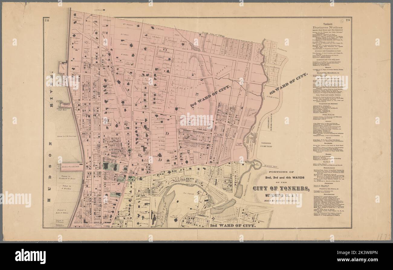 Portions of 2nd, 3rd, and 4th wards of the city of Yonkers, Westchester