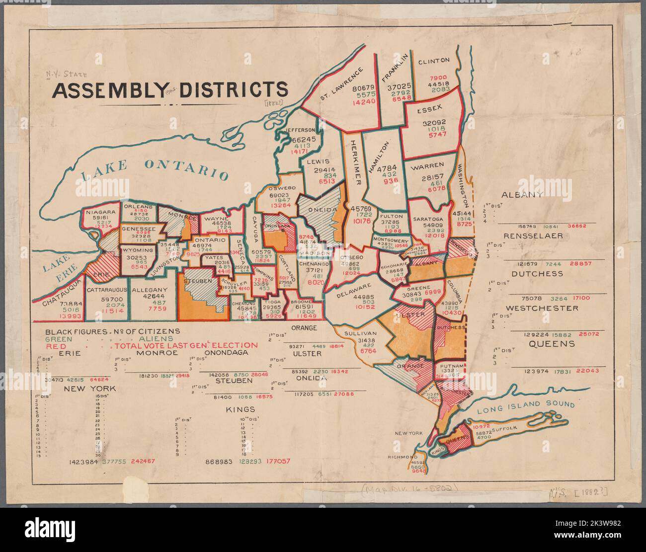 Assembly districts: N.Y State N.Y. State Assembly districts New York 