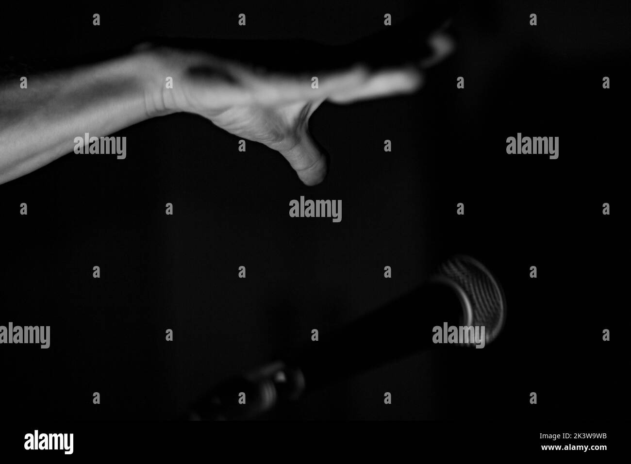 Mic drop Black and White Stock Photos & Images Alamy