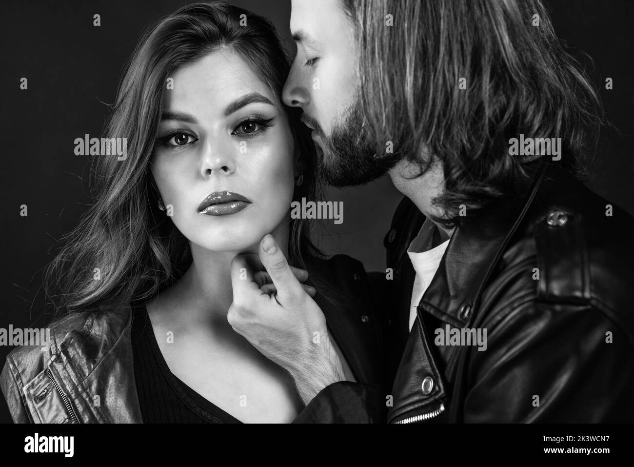 Couple embrace closeup Black and White Stock Photos & Images Alamy