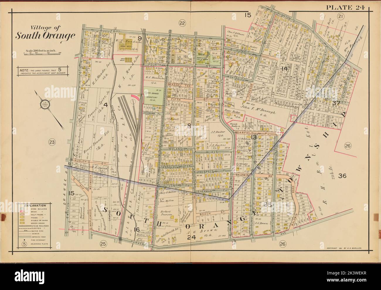Irvington map hires stock photography and images Alamy