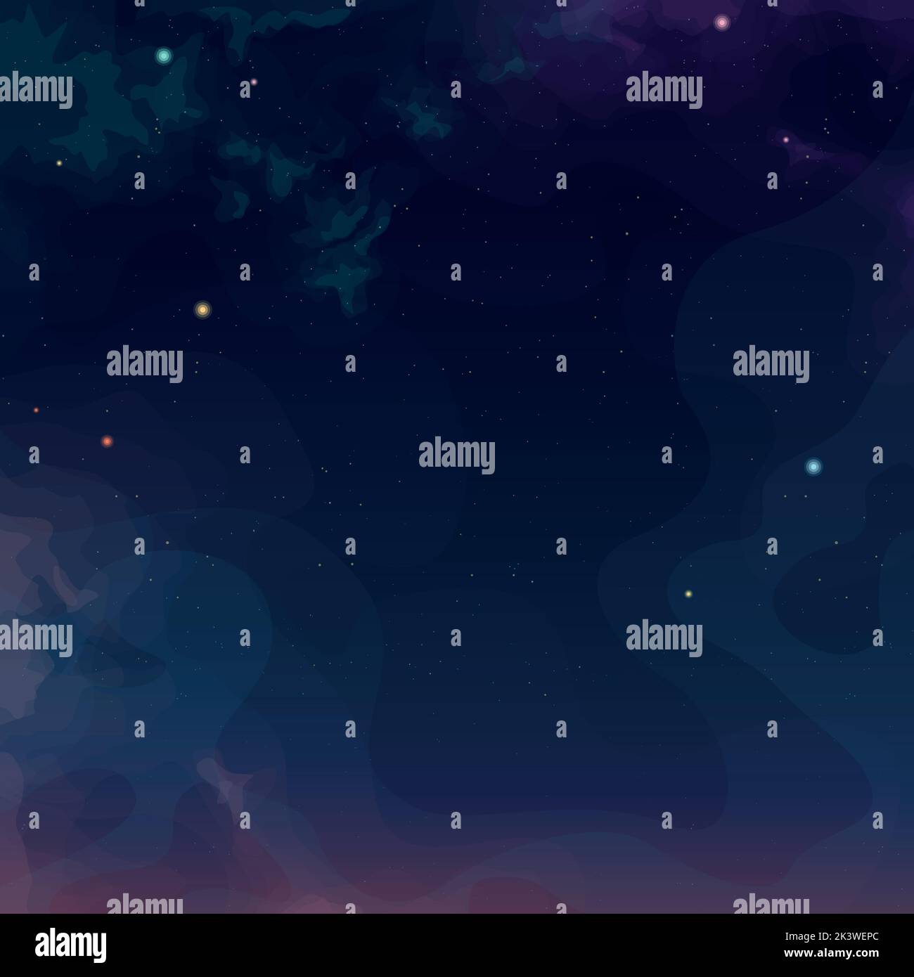 deep space with colorful clouds with stars Stock Vector Image & Art - Alamy