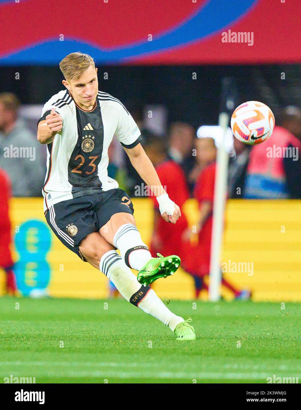 Nico Schlotterbeck, DFB 23  in the UEFA Nations League 2022 match  ENGLAND - GERMANY 3-3  in Season 2022/2023 on Sept 26, 2022  in London, Great Britain.  © Peter Schatz / Alamy Live News Stock Photo