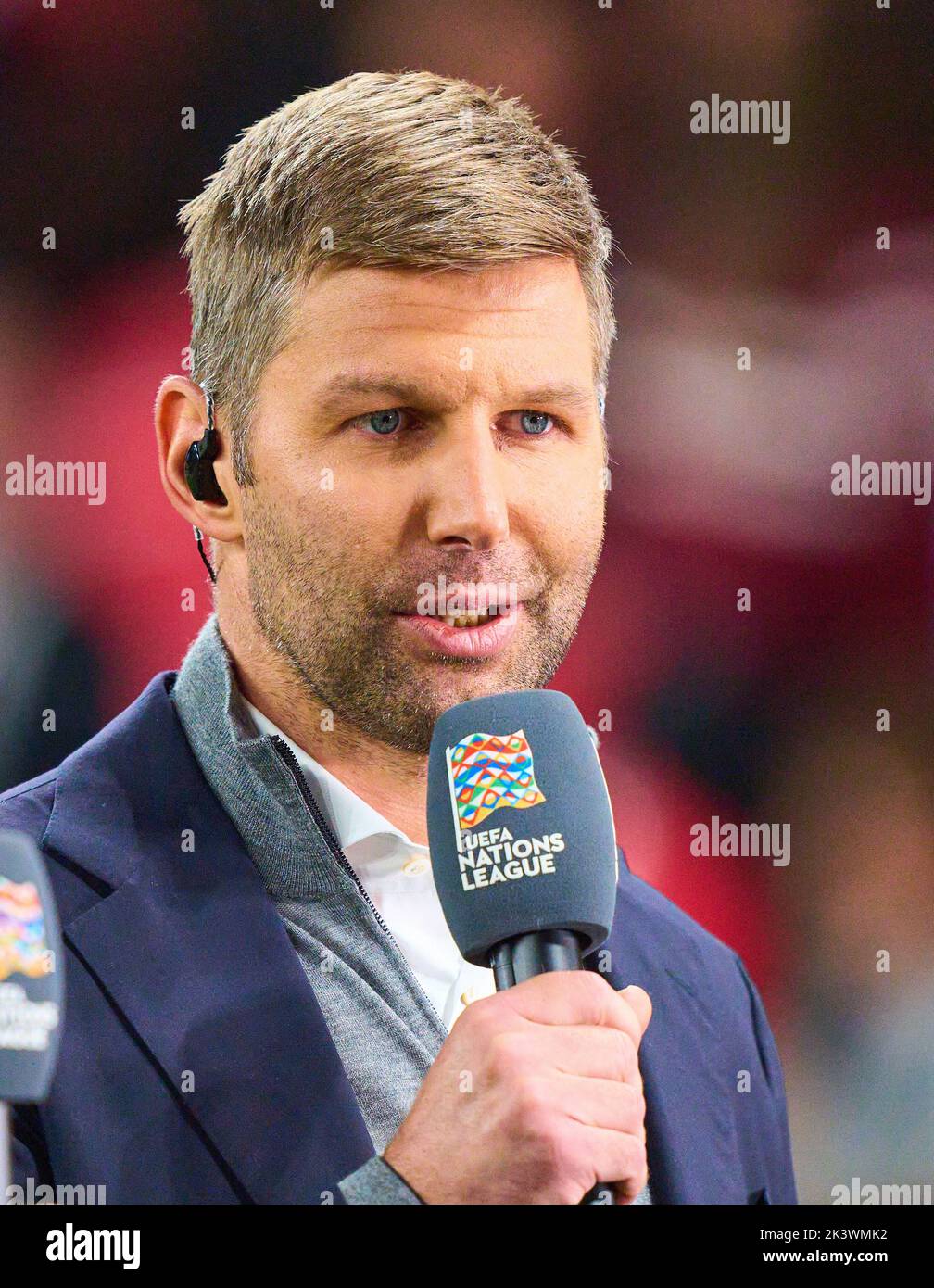Thomas HITZLSPERGER, TV experte in the UEFA Nations League 2022 match  ENGLAND - GERMANY 3-3  in Season 2022/2023 on Sept 26, 2022  in London, Great Britain.  © Peter Schatz / Alamy Live News Stock Photo