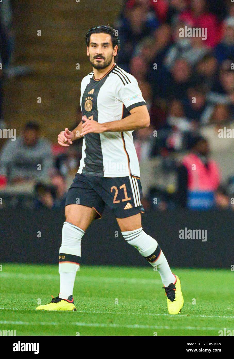 Ilkay Gündogan, DFB 21  in the UEFA Nations League 2022 match  ENGLAND - GERMANY 3-3  in Season 2022/2023 on Sept 26, 2022  in London, Great Britain.  © Peter Schatz / Alamy Live News Stock Photo