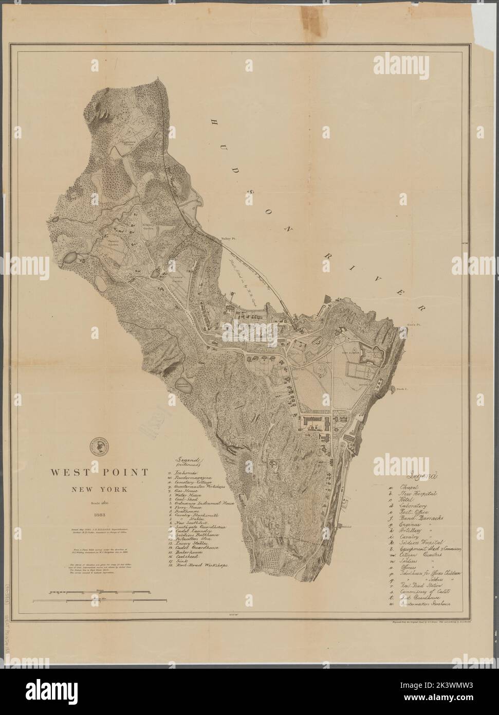 West Point, New York U.S. Coast and Geodetic Survey. Cartographic. Maps
