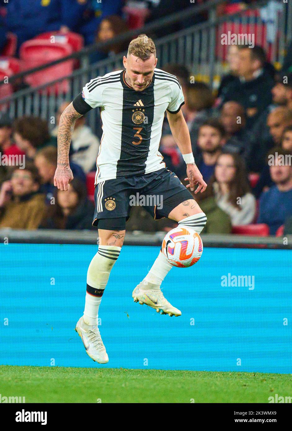 David Raum, DFB 3  in the UEFA Nations League 2022 match  ENGLAND - GERMANY 3-3  in Season 2022/2023 on Sept 26, 2022  in London, Great Britain.  © Peter Schatz / Alamy Live News Stock Photo
