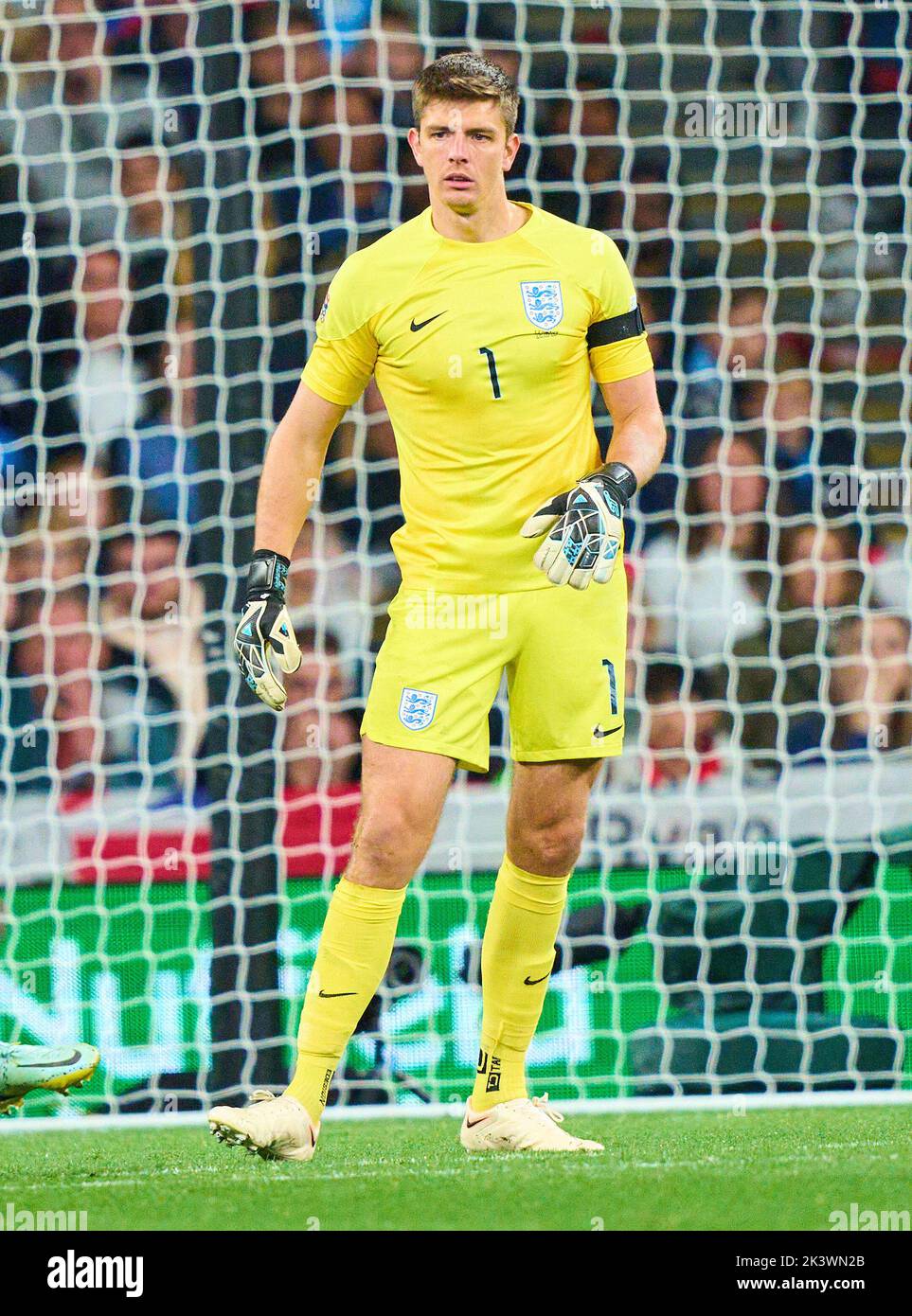 Nick Pope, England 1  in the UEFA Nations League 2022 match  ENGLAND - GERMANY 3-3  in Season 2022/2023 on Sept 26, 2022  in London, Great Britain.  © Peter Schatz / Alamy Live News Stock Photo