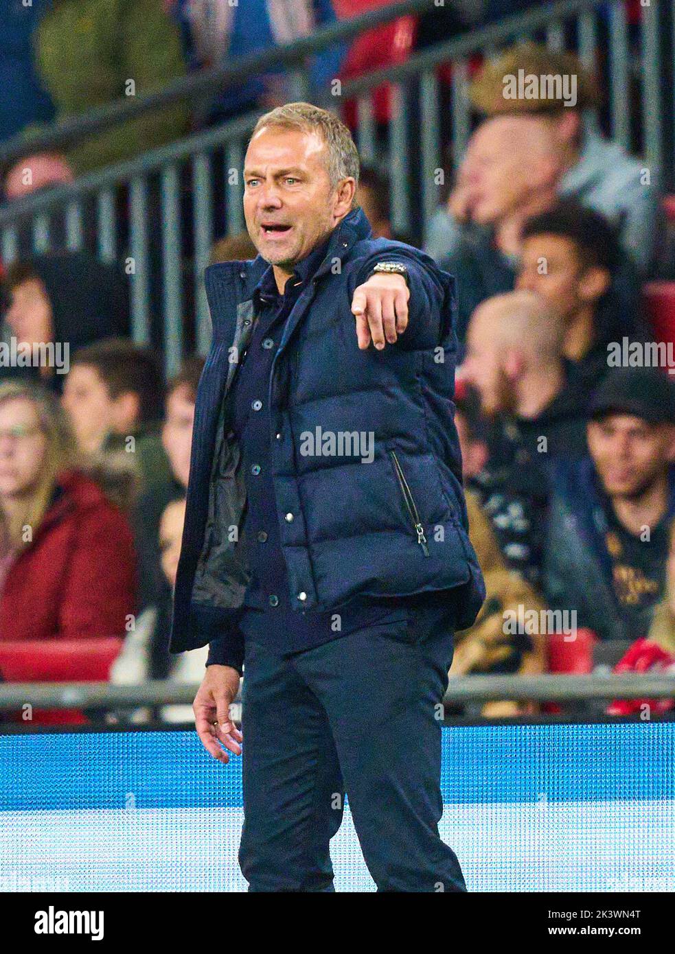 DFB headcoach Hans-Dieter Hansi Flick , Bundestrainer, Nationaltrainer,  in the UEFA Nations League 2022 match  ENGLAND - GERMANY 3-3  in Season 2022/2023 on Sept 26, 2022  in London, Great Britain.  © Peter Schatz / Alamy Live News Stock Photo