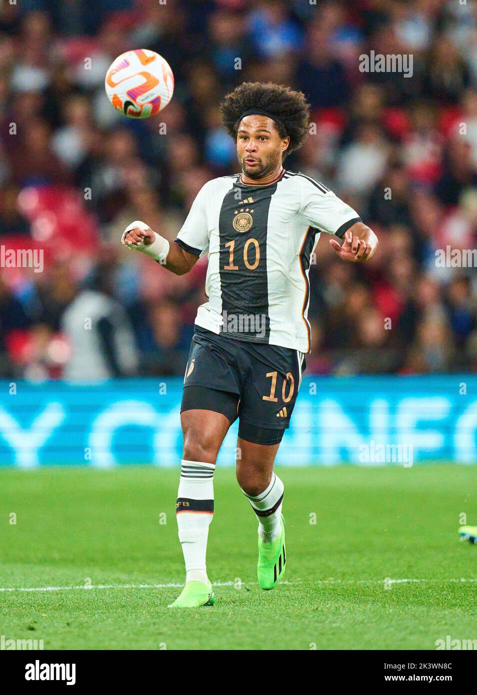 Serge Gnabry, DFB 10  in the UEFA Nations League 2022 match  ENGLAND - GERMANY 3-3  in Season 2022/2023 on Sept 26, 2022  in London, Great Britain.  © Peter Schatz / Alamy Live News Stock Photo