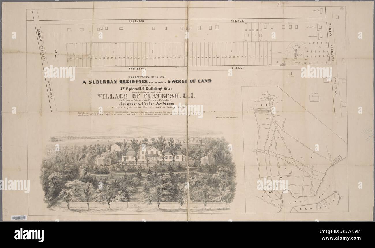 Peremptory sale of a suburban residence with upwards of five acres of