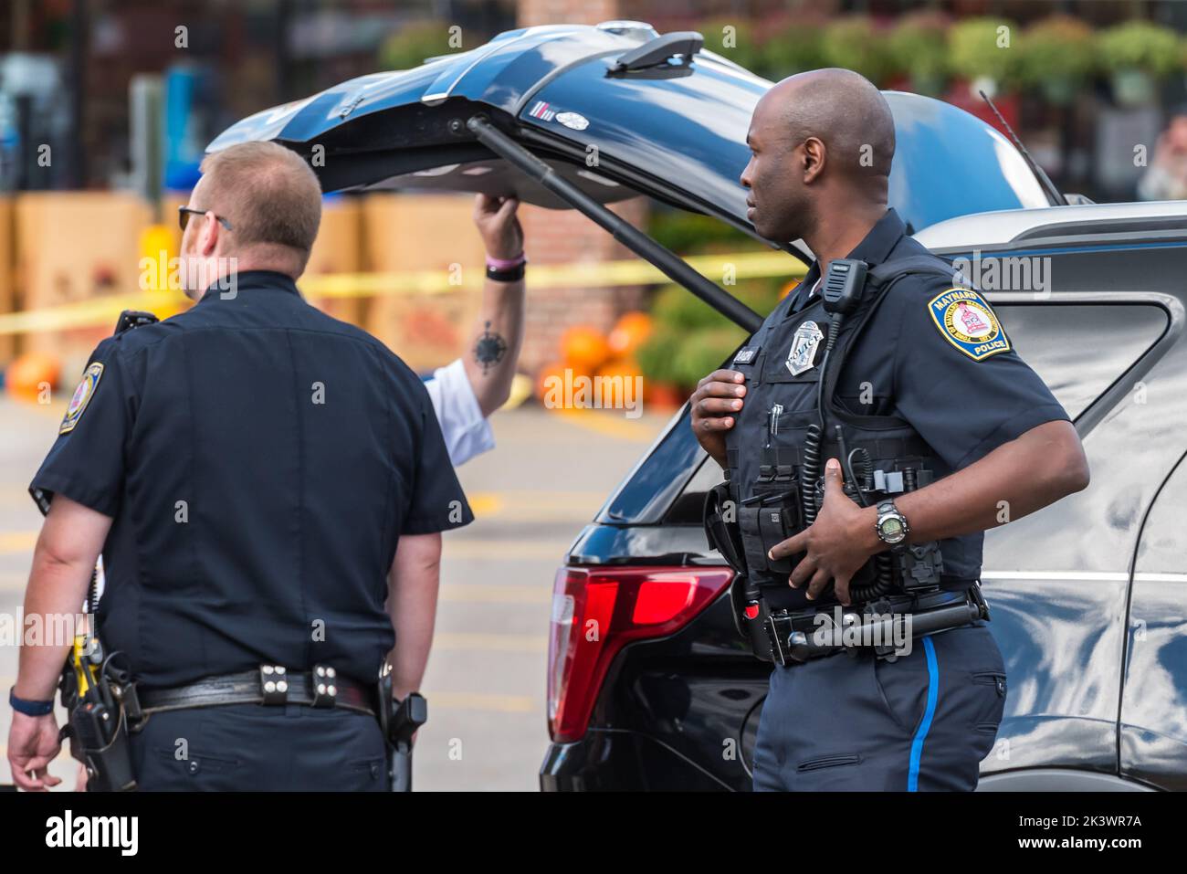 Maynard police officers hires stock photography and images Alamy