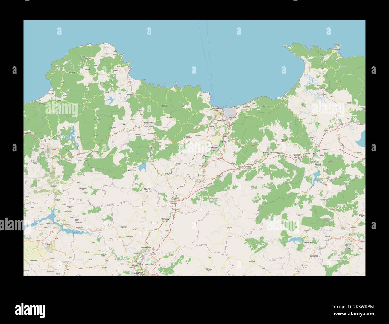 Skida Map Skikda skikda algeria Stock Vector Images - Alamy