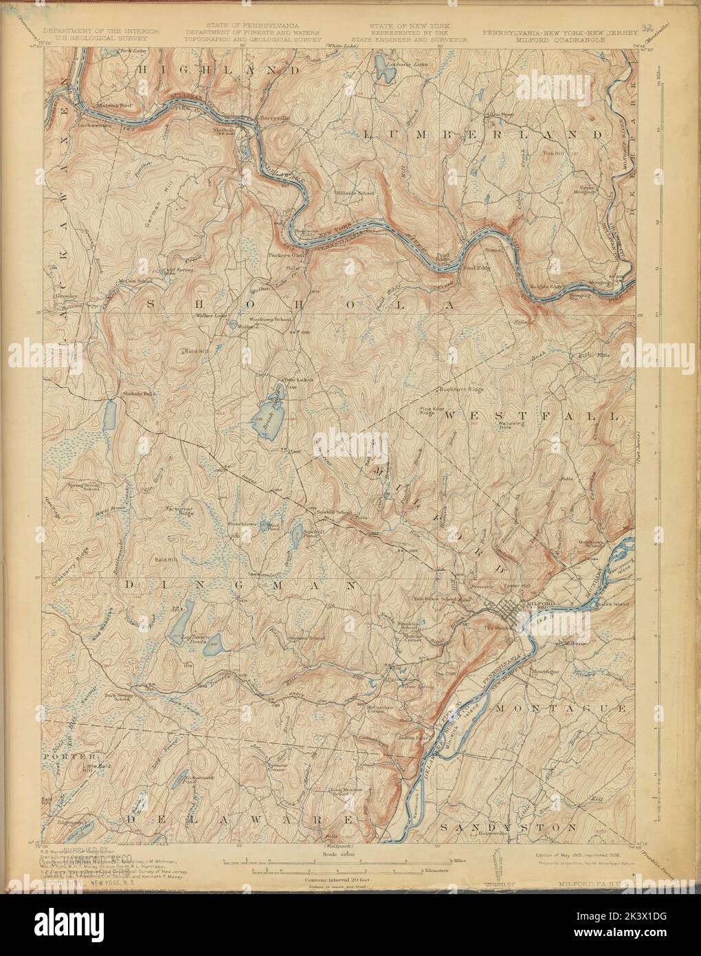 1913 new jersey map hires stock photography and images Alamy