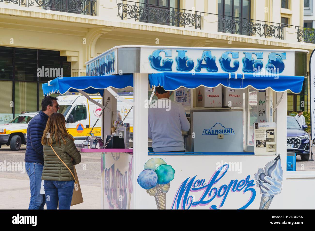 biarritz-france-april-18-2022-mobile-ice-cream-stand-in-the-grande