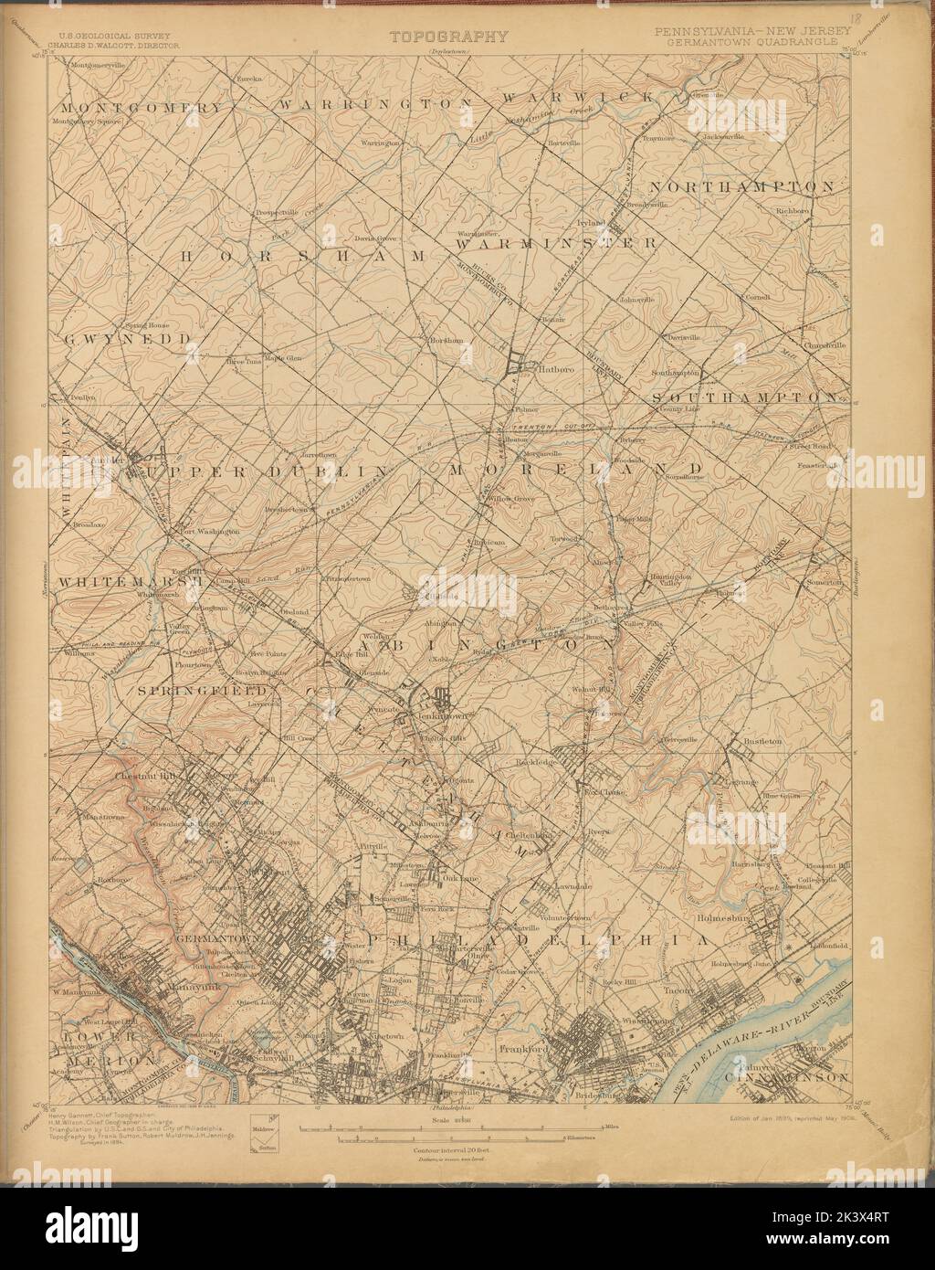 Germantown, survey of 1894, ed. of 1899, repr. 1906. 1899 1926