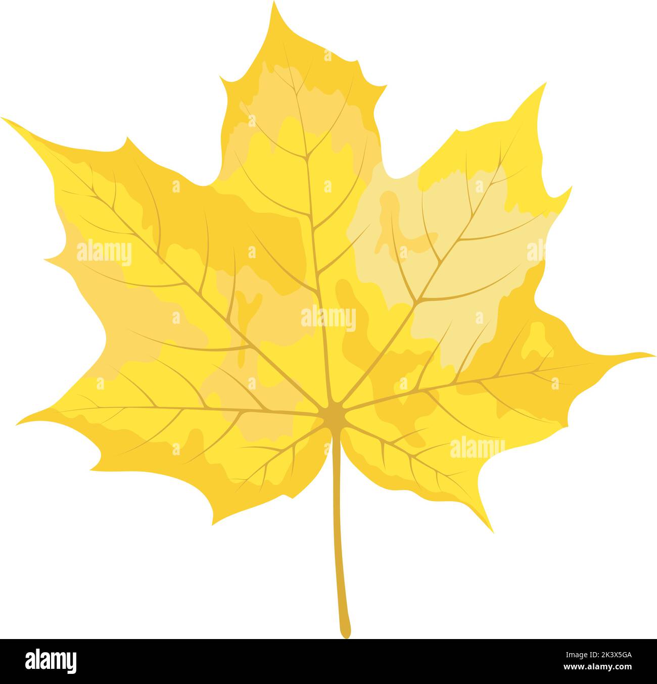 Autumn maple leaf. Leaf fall. Vector illustration Stock Vector Image ...