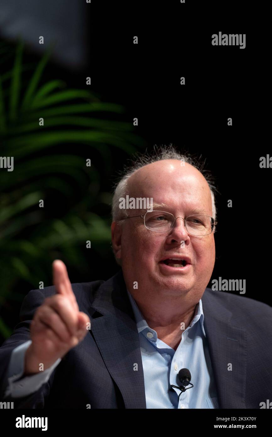 Austin, TX, USA. 24th Sep, 2022. Republican political strategist KARL