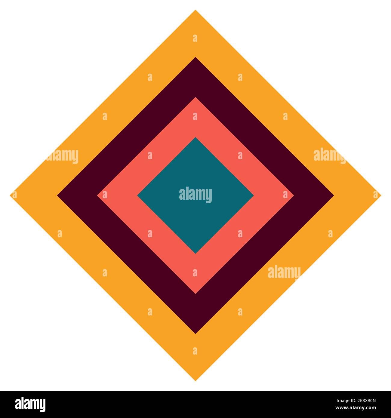 Rhombus vector illustration in retro style Stock Vector Image & Art Alamy