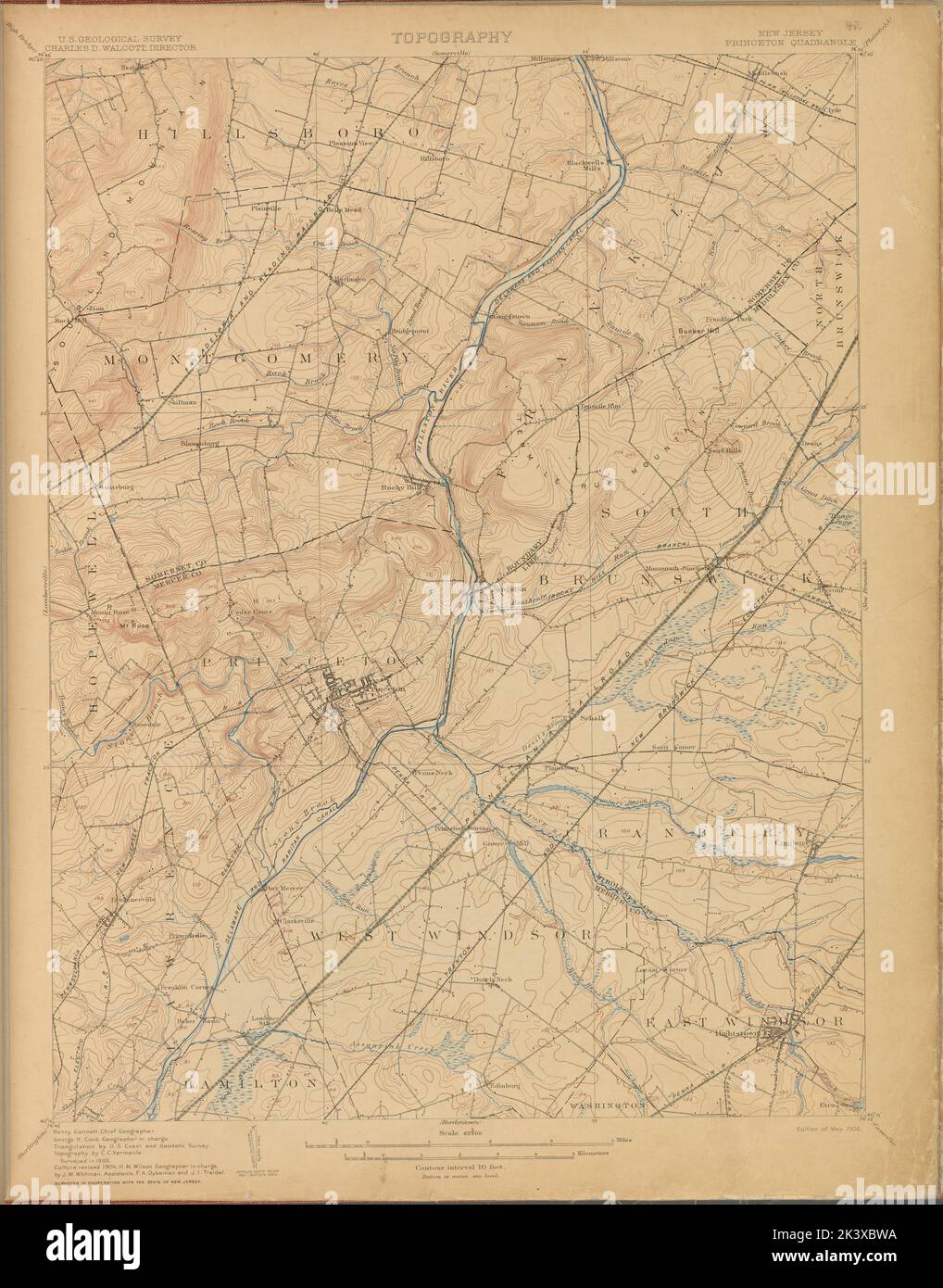 Princeton, survey of 1885, ed. of 1906. 1899 - 1926. Cartographic ...