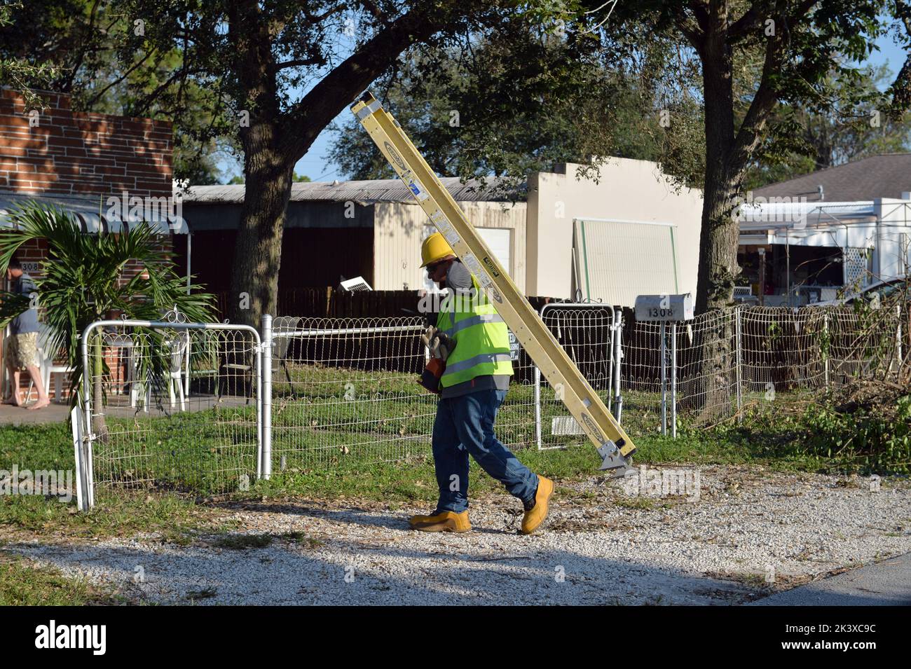 FORT LAUDERDALE, FL SEPTEMBER 22, 2022 Hurricane Ian makes landfall in Florida as dangerous