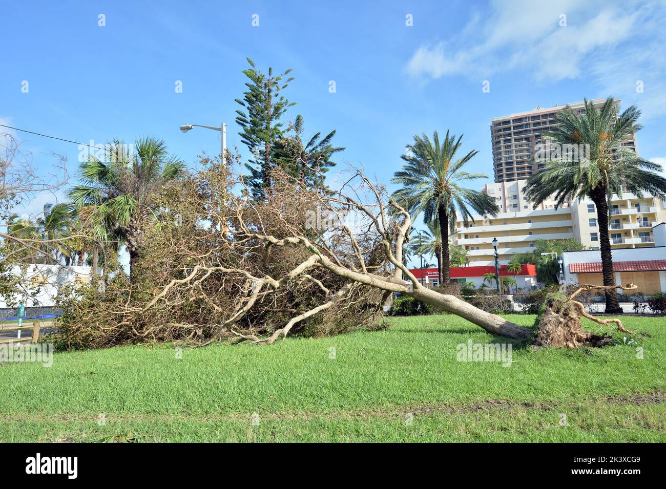 FORT LAUDERDALE, FL SEPTEMBER 22, 2022 Hurricane Ian makes landfall in Florida as dangerous