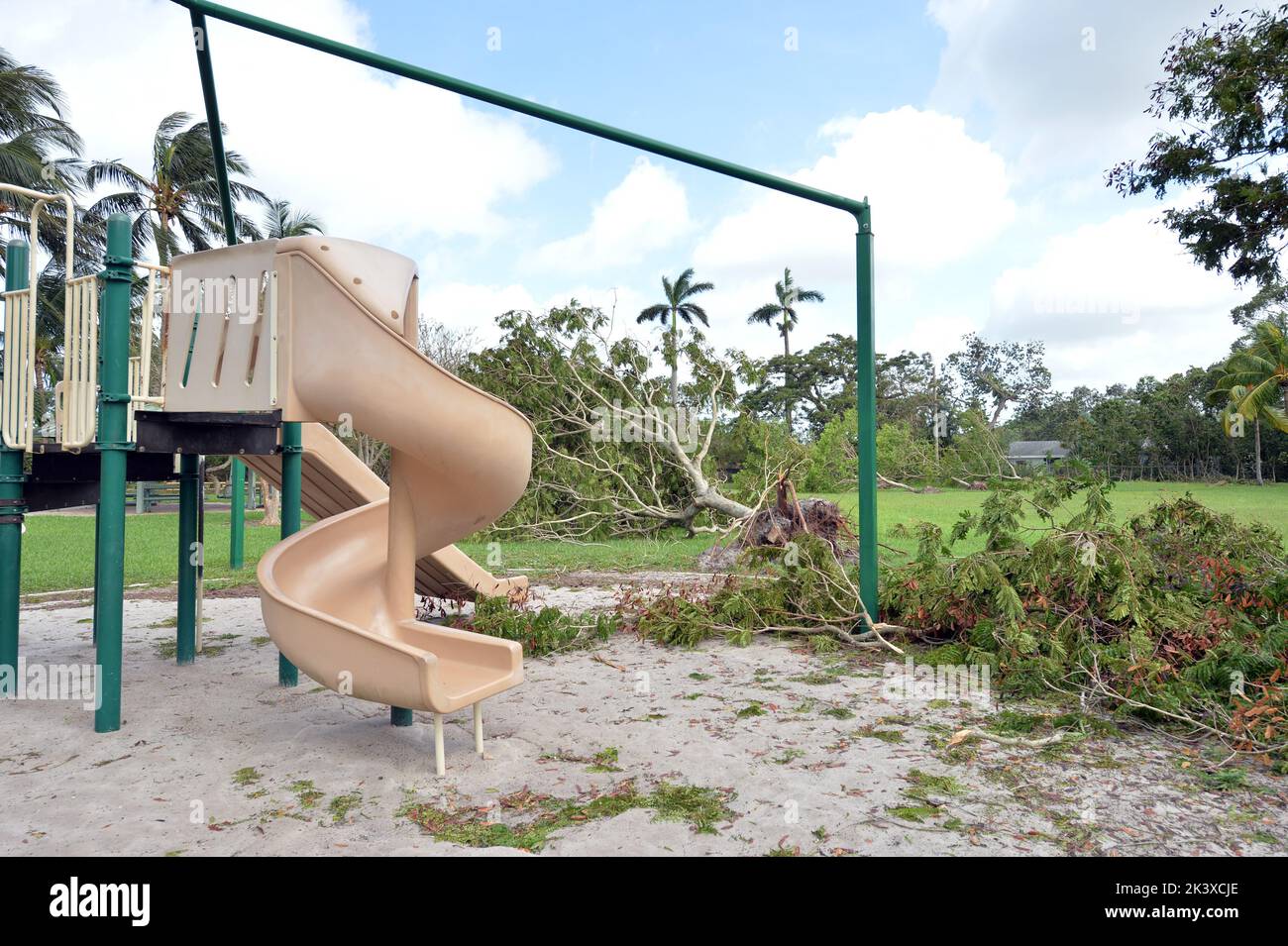 FORT LAUDERDALE, FL SEPTEMBER 22, 2022 Hurricane Ian makes landfall in Florida as dangerous