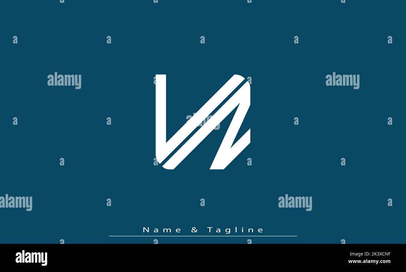 Alphabet letters Initials Monogram logo LZ , ZL Stock Vector