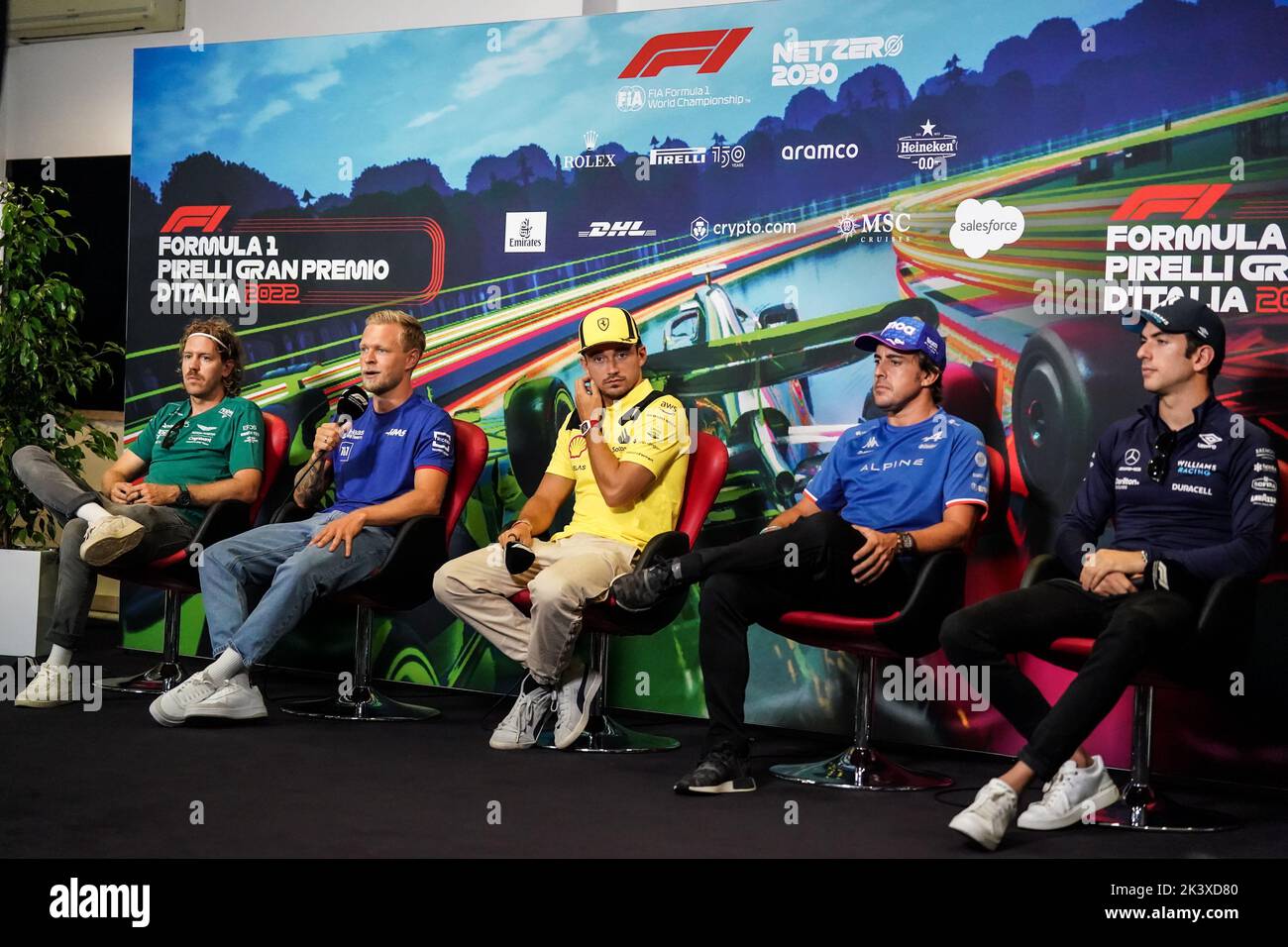 Vettel Conference Monza, Italy. 08th Sep, 2022. Formula 1 World Championship 2022 ...