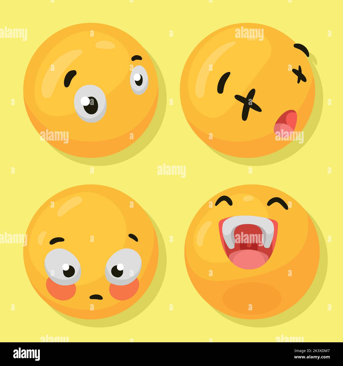 emojis 3d style icons Stock Vector Image & Art - Alamy