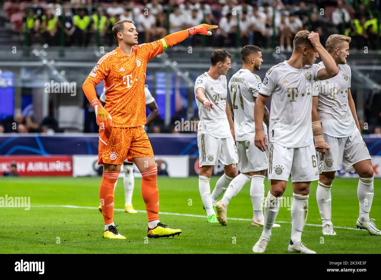 Milan, Italy. 07th Sep, 2022. UEFA Champions League 2022-23. Inter VS Bayern Muenchen 0-2. #1, Manuel Neuer, goalkeeper Bayern Muenchen. - picture is for press use; photo by ATP Cristiano BARNI (BARNI Cristiano/ATP/SPP) Credit: SPP Sport Press Photo. /Alamy Live News Stock Photo