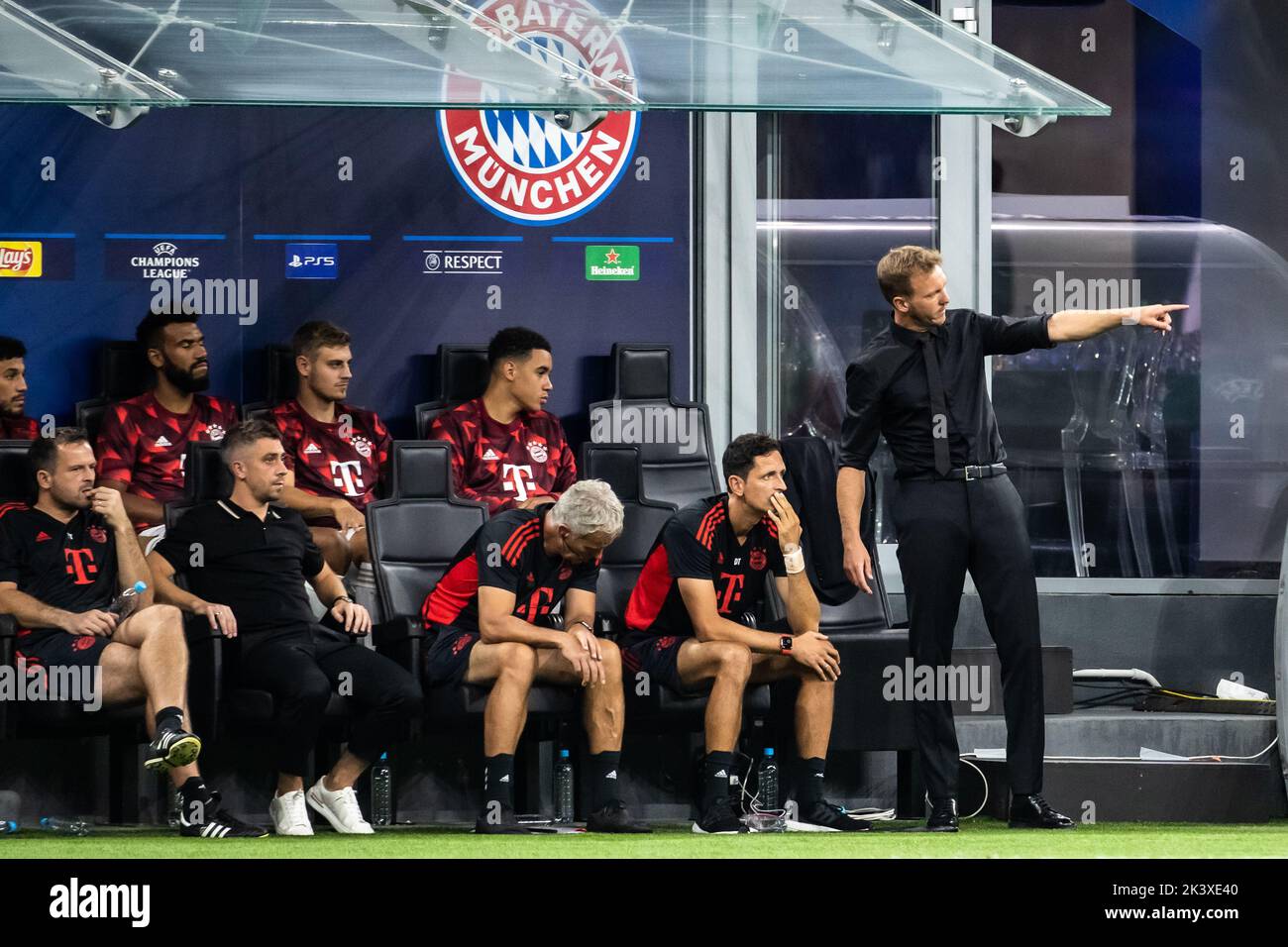 Milan, Italy. 07th Sep, 2022. UEFA Champions League 2022-23. Inter VS Bayern Muenchen 0-2. Julian NAGELSMANN, coach Bayern Muenchen. - picture is for press use; photo by ATP Cristiano BARNI (BARNI Cristiano/ATP/SPP) Credit: SPP Sport Press Photo. /Alamy Live News Stock Photo