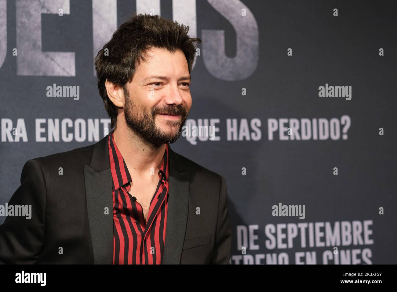 Madrid, Spain. 28th Sep, 2022. Alvaro Morte attends the 'Objetos' premier photocall at the Callao cinema in Madrid. Credit: SOPA Images Limited/Alamy Live News Stock Photo