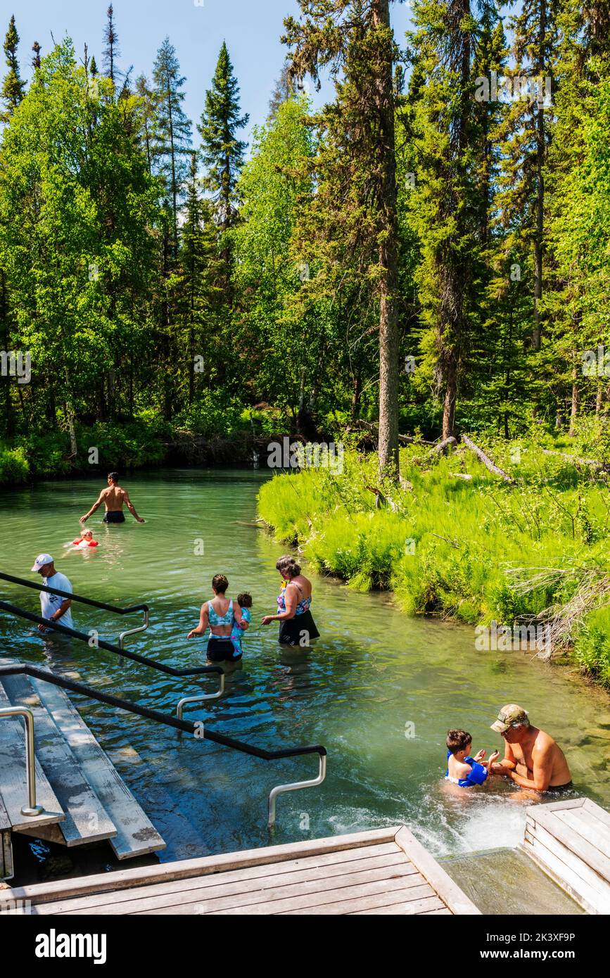 Laird river hot springs provincial park hi-res stock photography and ...