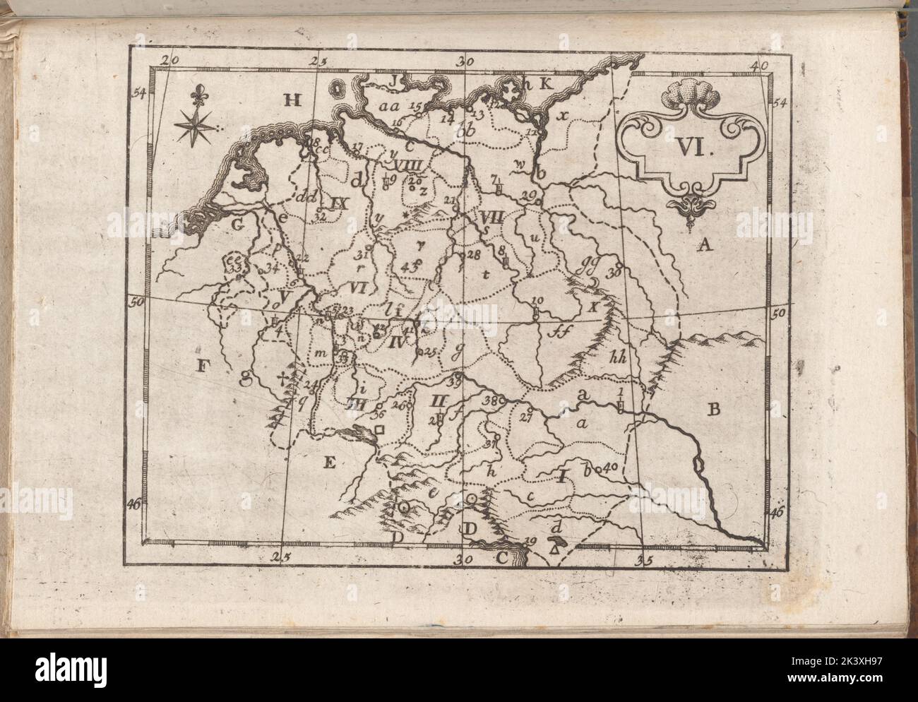 Atlas des enfans..., VI Dilthey, Philipp Heinrich, 1723-1781. Cartographic. Maps. 1768. Rare Book Division. Geography Stock Photo