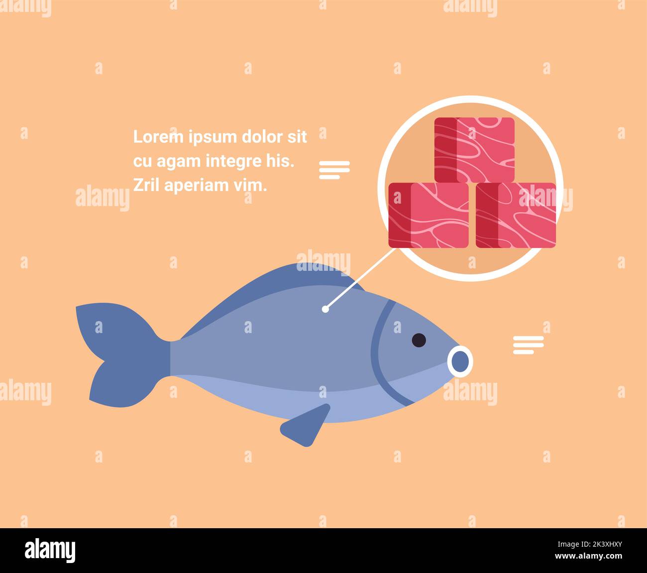 cultured red raw fish meat made from animal cells artificial lab grown