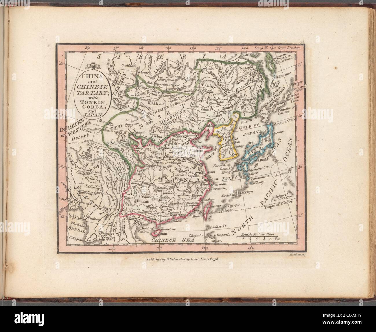 China and Chinese Tartary, with Tonkin, Corea, and Japan 1798 - 1804. Cartographic. Maps 
