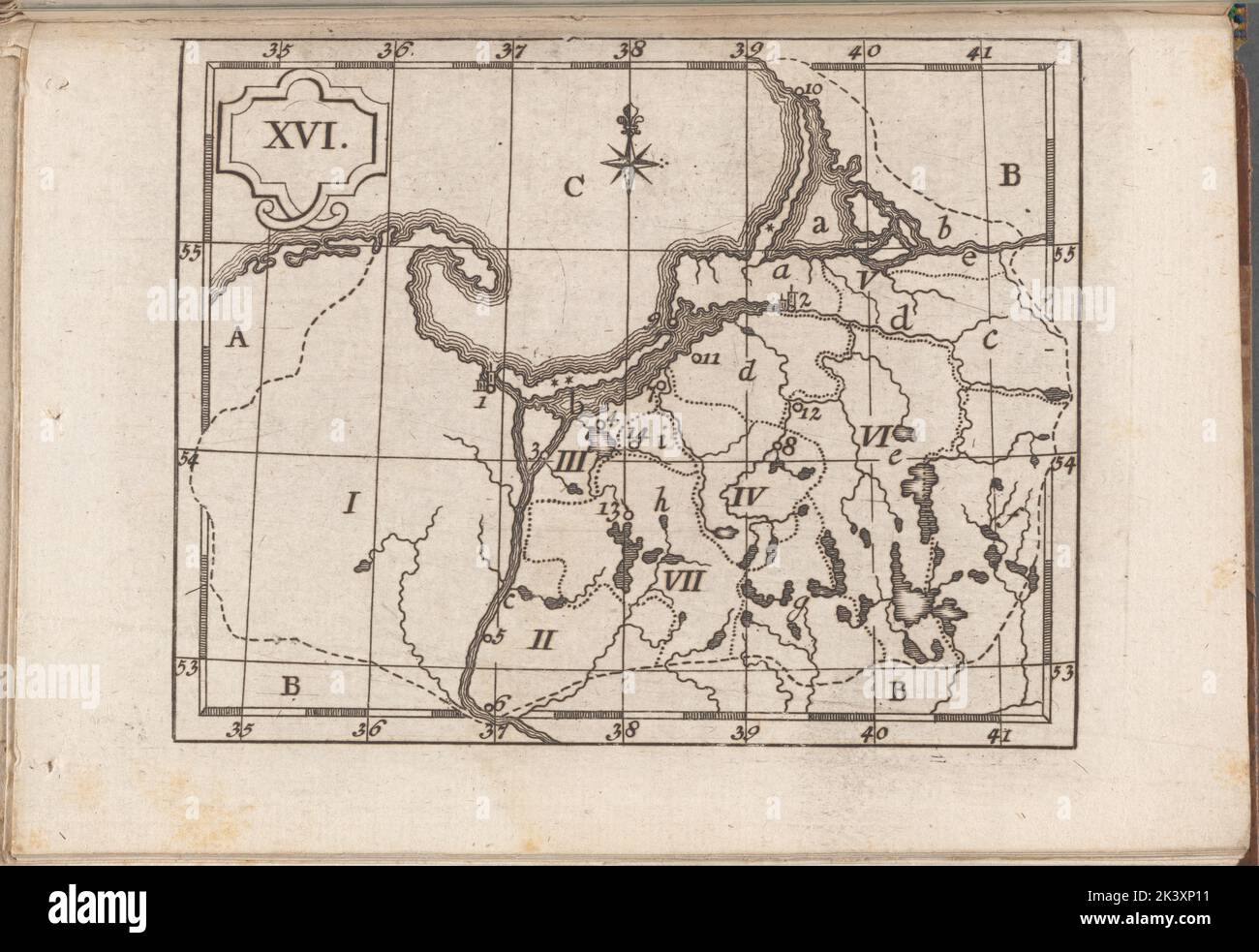 Atlas des enfans..., XVI Dilthey, Philipp Heinrich, 1723-1781. Cartographic. Maps. 1768. Rare Book Division. Geography Stock Photo
