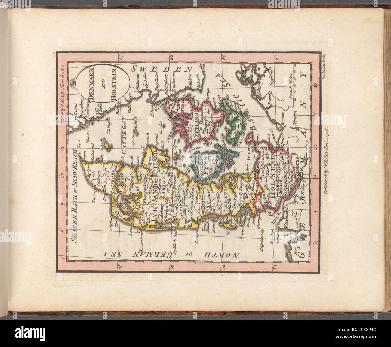 Denmark and Holstein 1798 - 1804. Cartographic. Maps, Atlases. Lionel 