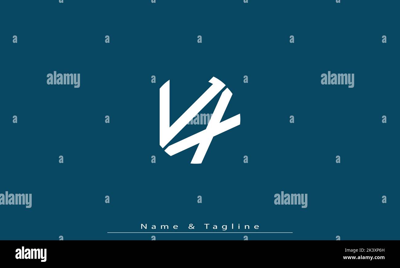 Alphabet letters Initials Monogram logo LX , XL Stock Vector