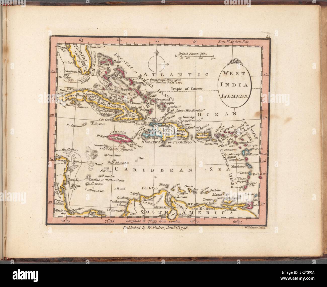 West India Islands 1798 - 1804. Cartographic. Maps, Atlases. Lionel ...