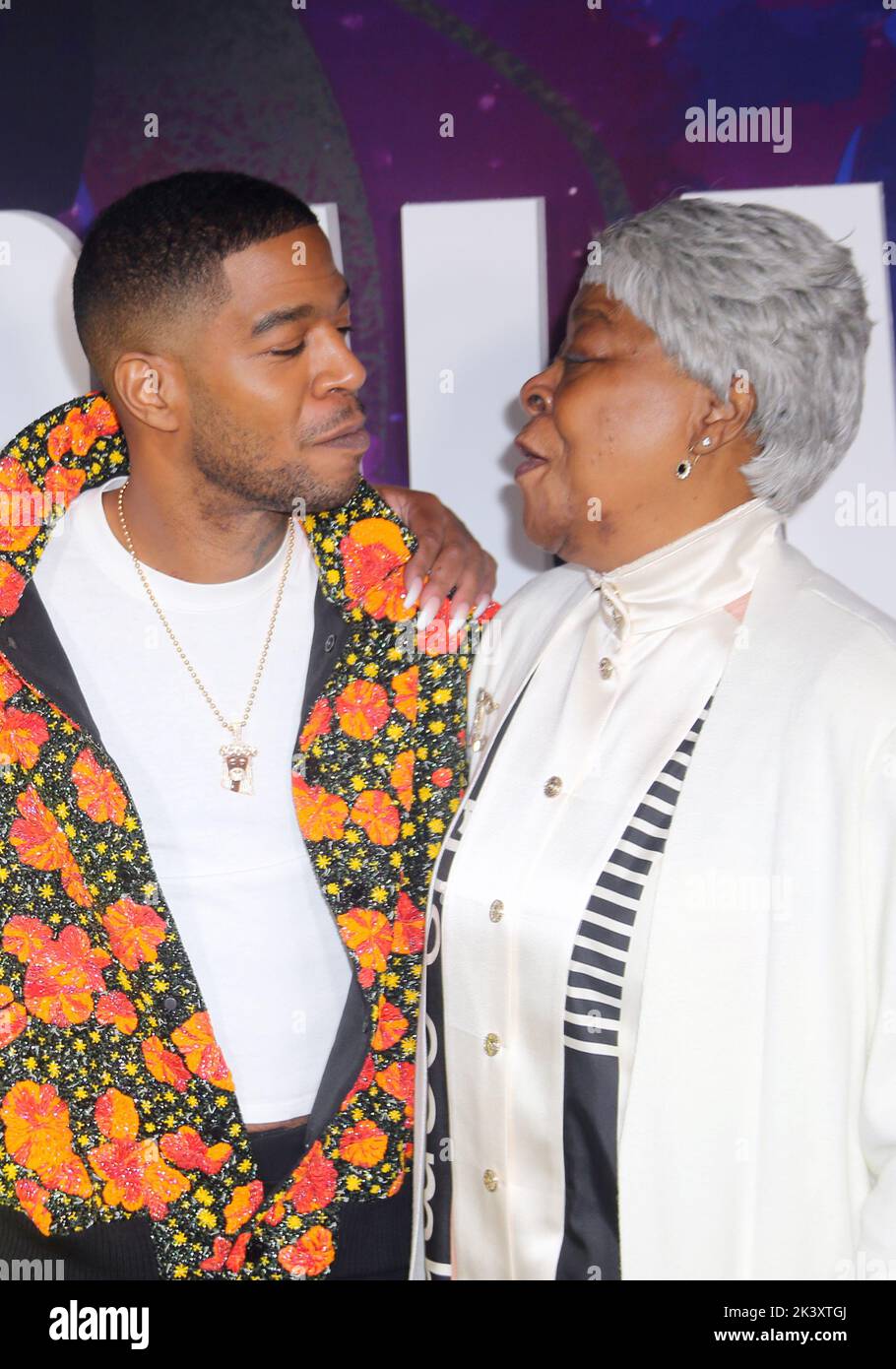 New York, NY, USA. 28th Sep, 2022. Kid Cudi and Elsie Mescudi at