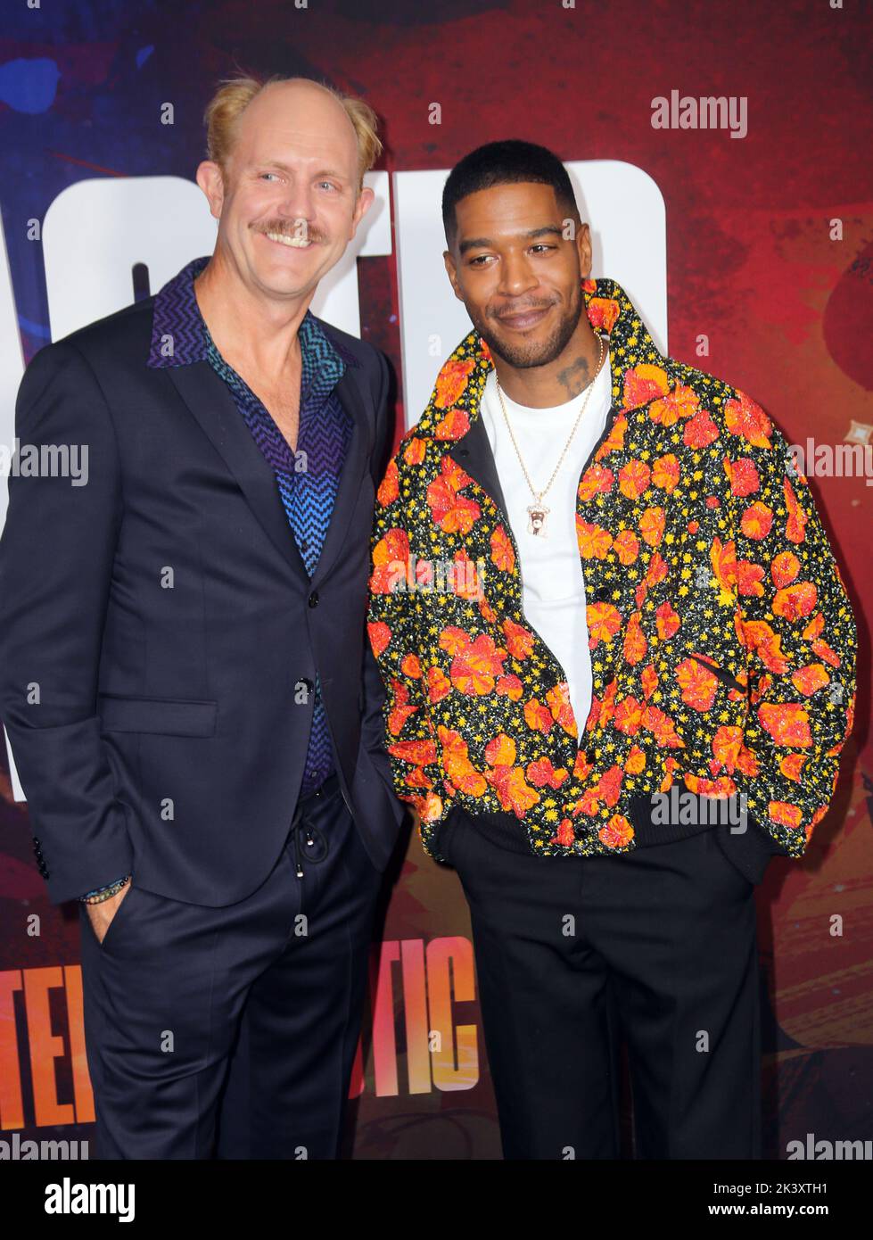 New York, NY, USA. 28th Sep, 2022. Fletcher Moules and Kid Cudi at