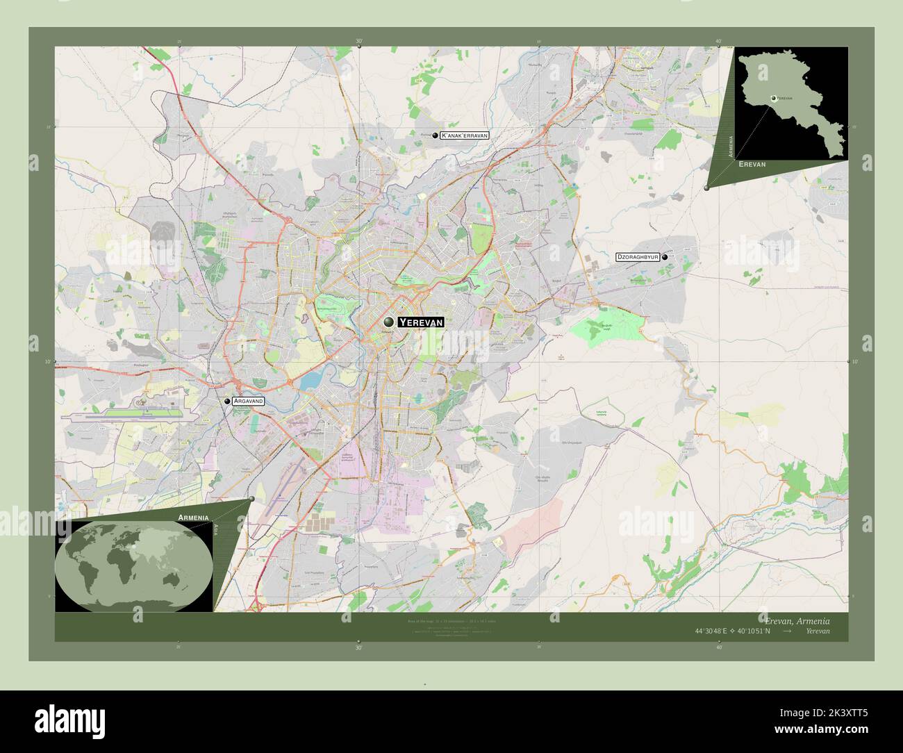 Yerevan maps Stock Vector Images - Alamy