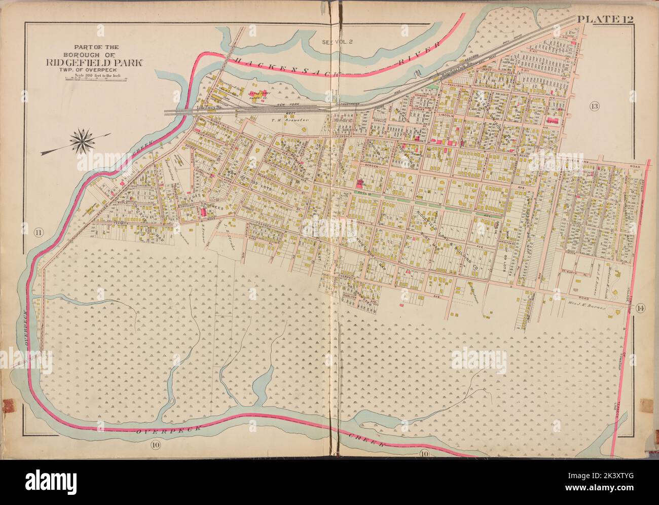 Map of hackensack hi-res stock photography and images - Alamy